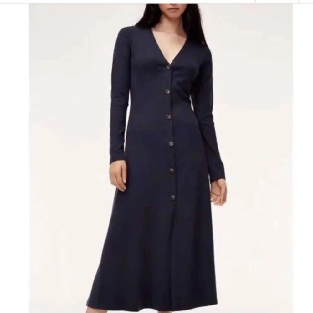 Aritzia Wilfred Adelaide Cardigan Dress